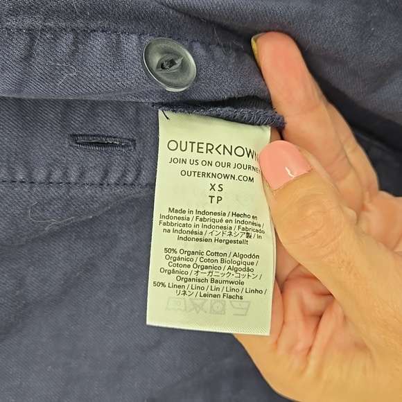 NWT outerknown navy blue coveralls jumpsuit XS - Picture 7 of 11